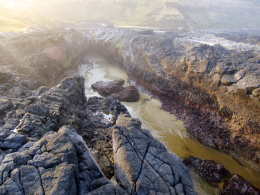 Superlow tide at Cook's Chasm 